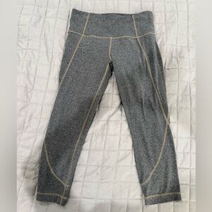 Gray Cropped Leggings
